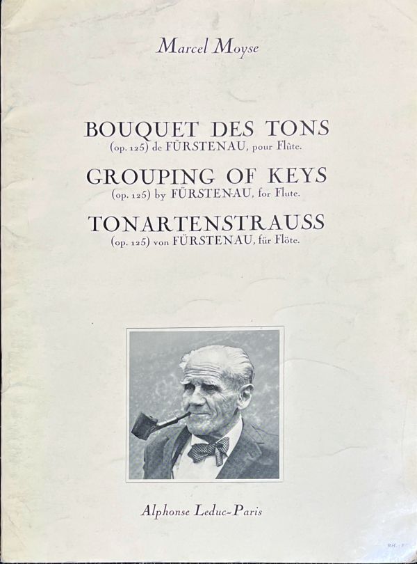 フュルステナウ 音の花束 マルセル・モイーズ著 (フルート教則本)輸入楽譜 Moyse/Furstenau Bouquet des Tons Op. 125 洋書