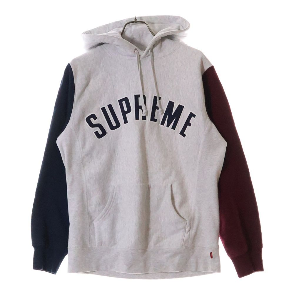 supreme 16A/W アーチロゴカラーブロックパーカー