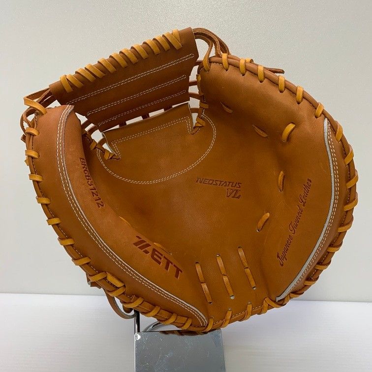 中古品 ゼット ZETT ネオステイタスVL 軟式 キャッチャーミット