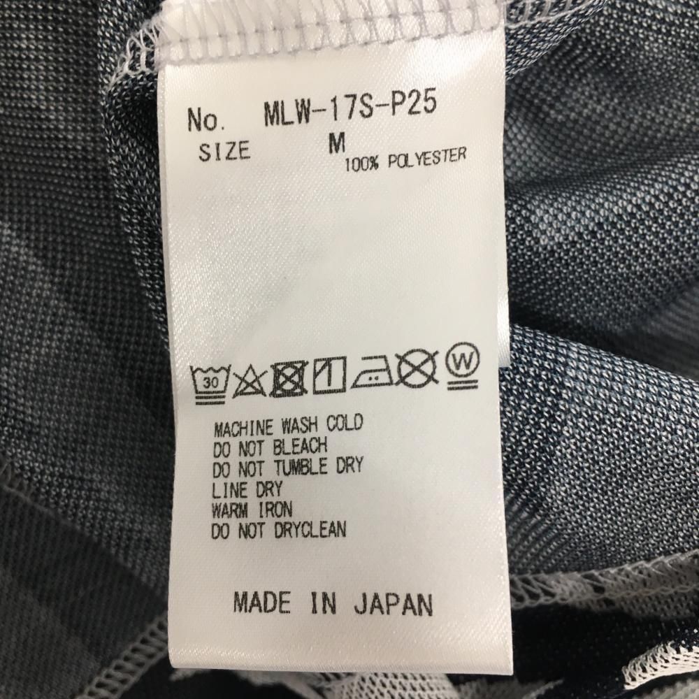 美品　マークアンドロナ　ポロワンピース　ノースリーブ　ドレス　スカル　ネイビー マークアンドロナ ノースリーブポロワンピース ライトグレー
