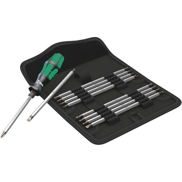 WERA ヴェラ ハンドホルダーとブレードが付属したバリオ11点セット 002990