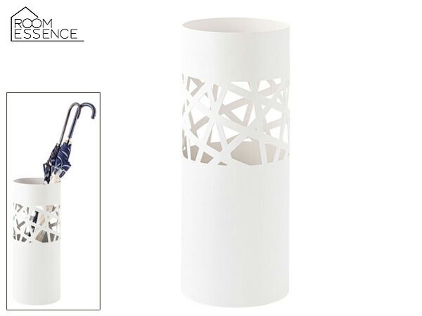 東谷 傘立て ホワイト 白 円形 シンプル おしゃれ スチール かさたて モダン LFS-181WH あずまや メーカー直送 送料無料