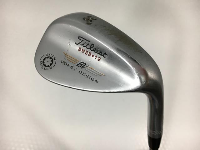 【中古ゴルフクラブ】タイトリスト ボーケイ ウェッジ スピンミルド 58.12 D/G SW