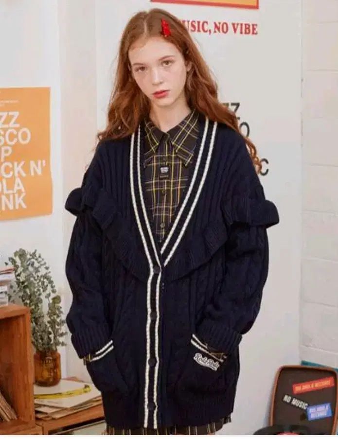 NieR】カーディガン 着物風 フリーサイズ 和風 ポケット付き 新品未