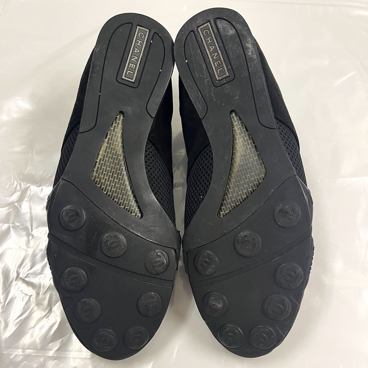 CHANEL シャネル スニーカー ブラック 黒 35 1/2 22.5cm相当