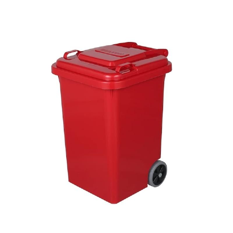 ダルトン(Dulton) プラスチック トラッシュカン 45L レッド