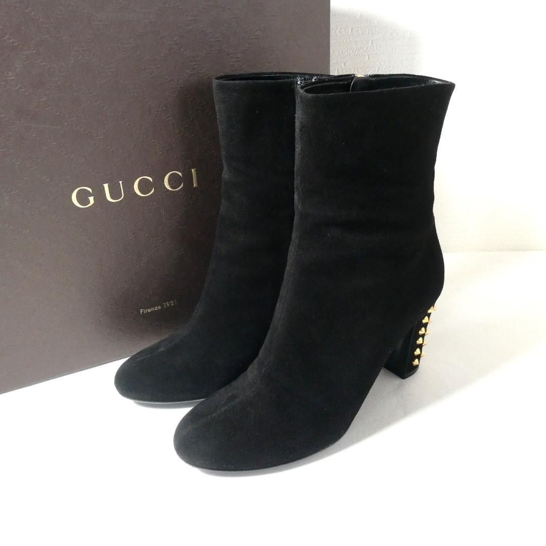 美品 GUCCI グッチ サイズ36.5 約23.5㎝ ショートブーツ ブーティ