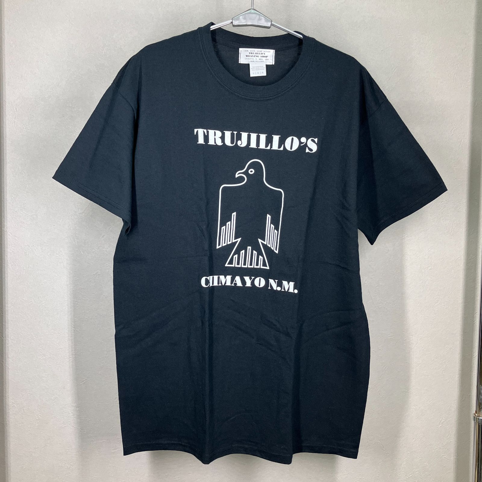 トルフィリオス Trujillo's イーグル コットン Tシャツ 黒 L