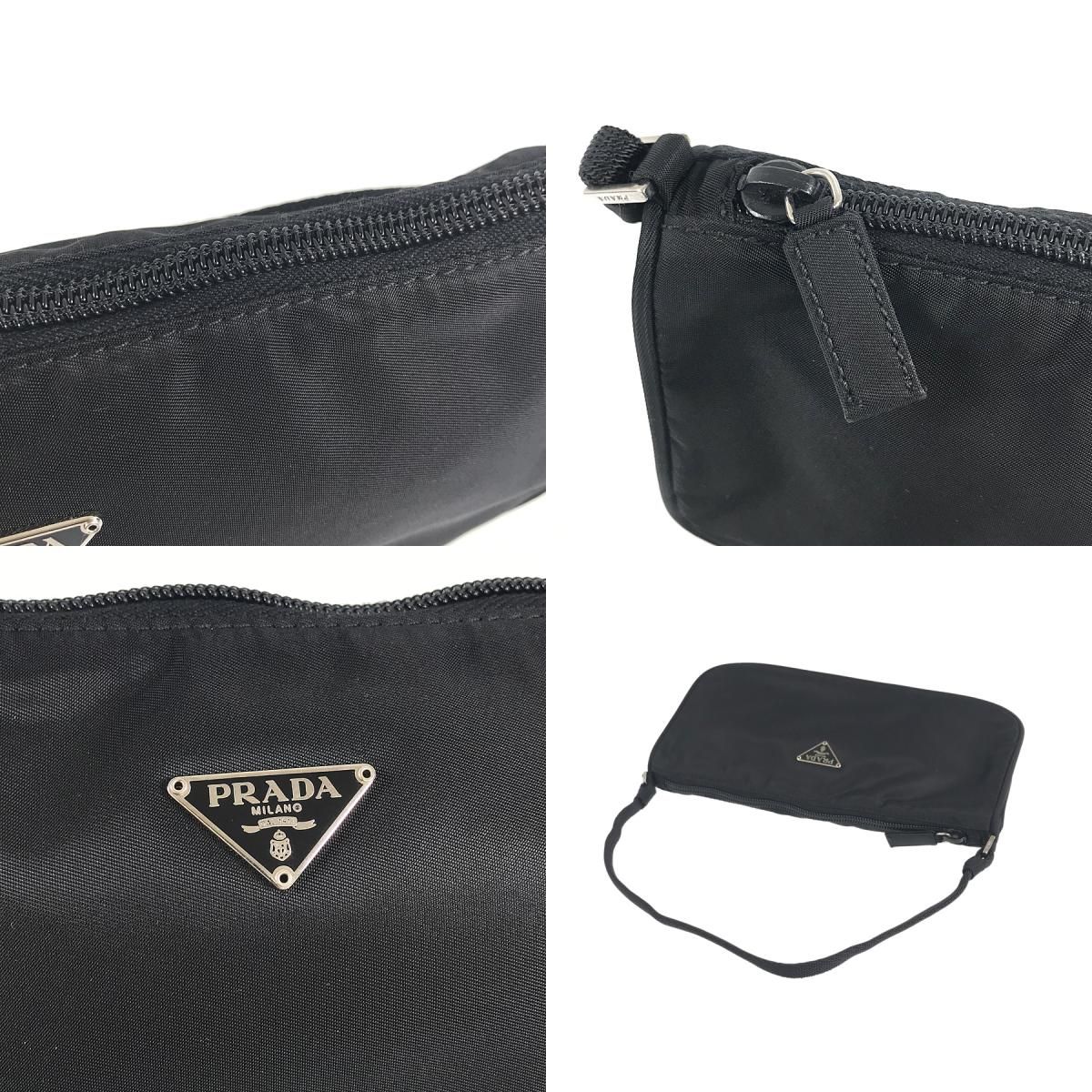 プラダ PRADA アクセサリーポーチ MV633 ブラック ナイロン