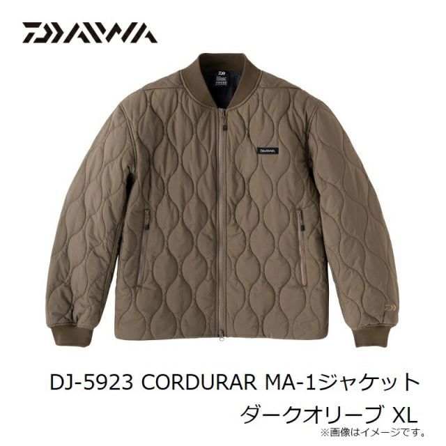 ダイワ DJ-5923 CORDURAR MA-1ジャケット ダークオリーブ XL | 釣具