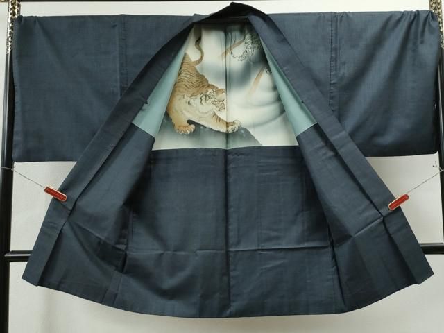 平和屋着物●男性　本場大島紬　アンサンブル　100亀甲　総詰め　キングサイズ　正絹　逸品　CAAS7401yc 平和屋着物○男性 本場大島紬 アンサンブル 100亀甲 総詰め キング