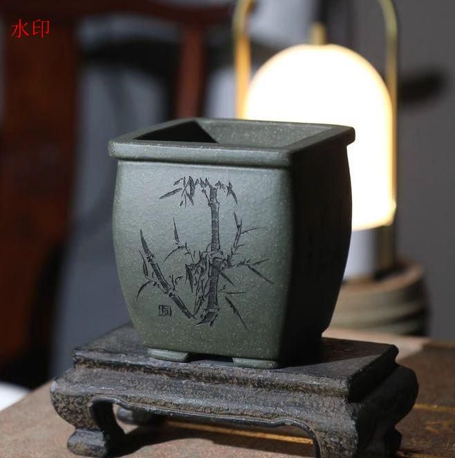 四角盆栽鉢 中国宜興 紫砂の鉢 盆栽鉢 植木鉢 小品盆栽鉢 大品 四角盆栽鉢 中国宜興 紫砂の鉢 盆栽鉢 植木鉢 小品盆栽鉢 大品