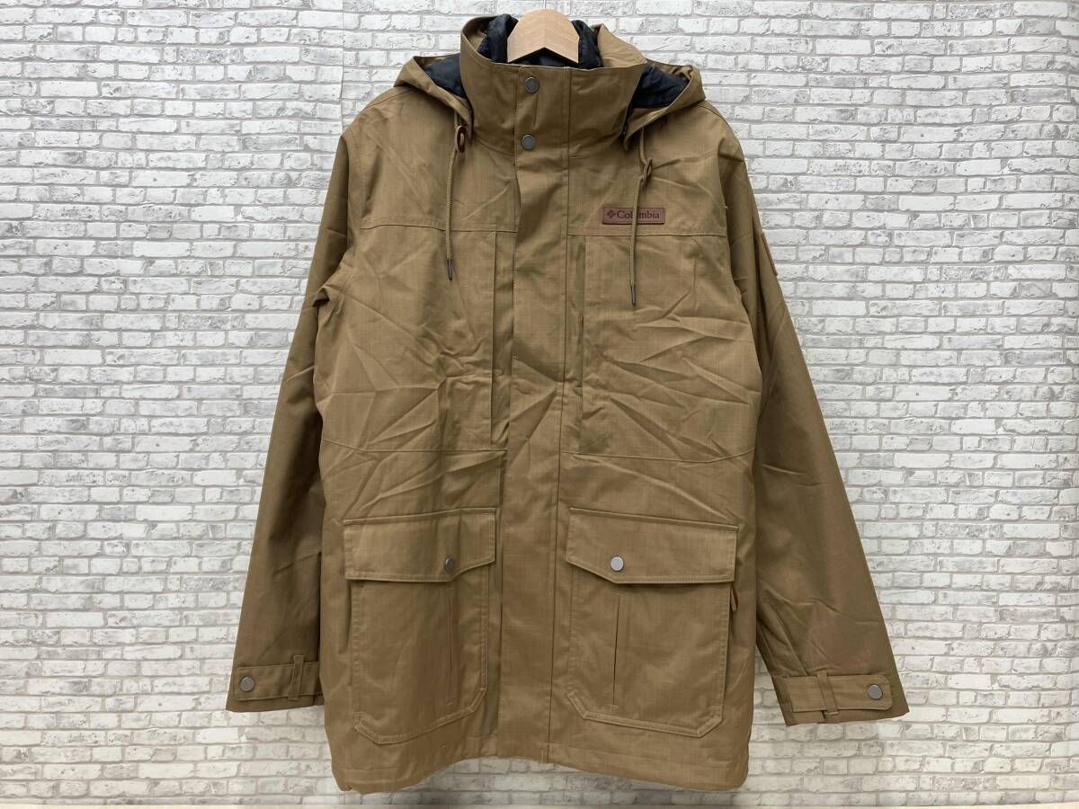 Columbia コロンビア Horizons Pine Interchange Jacket WM7215 3WAY防水ジャケット マウンテンパーカー オムニヒート メンズ M ブラウン系