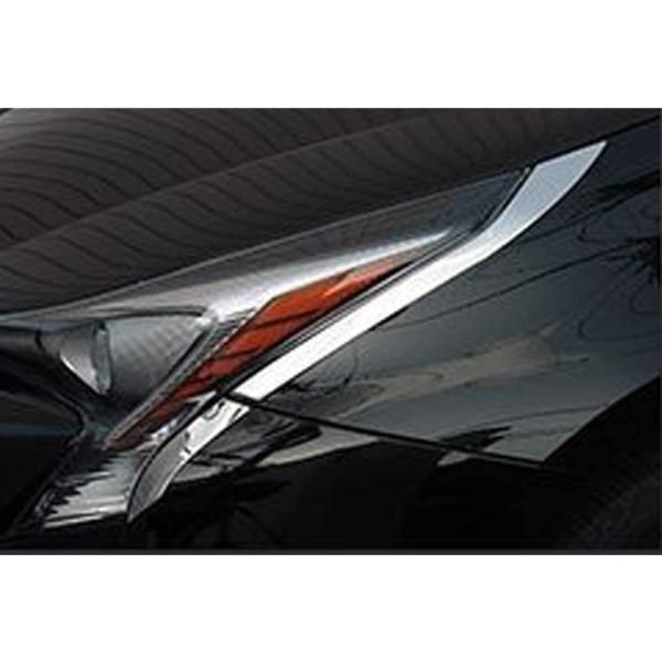 プリウス 50 系 ZVW50 ZVW51 ZVW55 前期 ステンレス ヘッド ライト ガーニッシュ アイライン