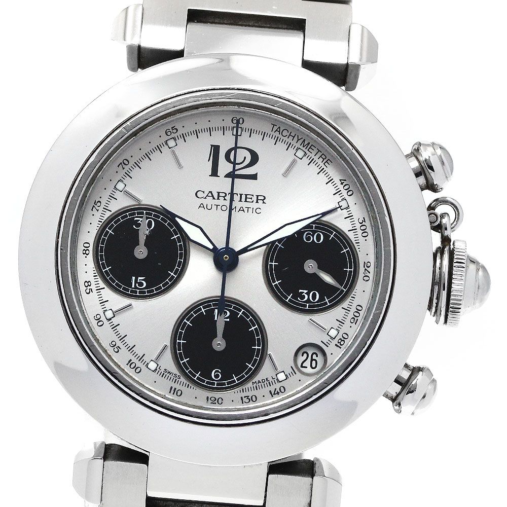 カルティエ CARTIER パシャC クロノグラフ 自動巻き ボーイズ_879804