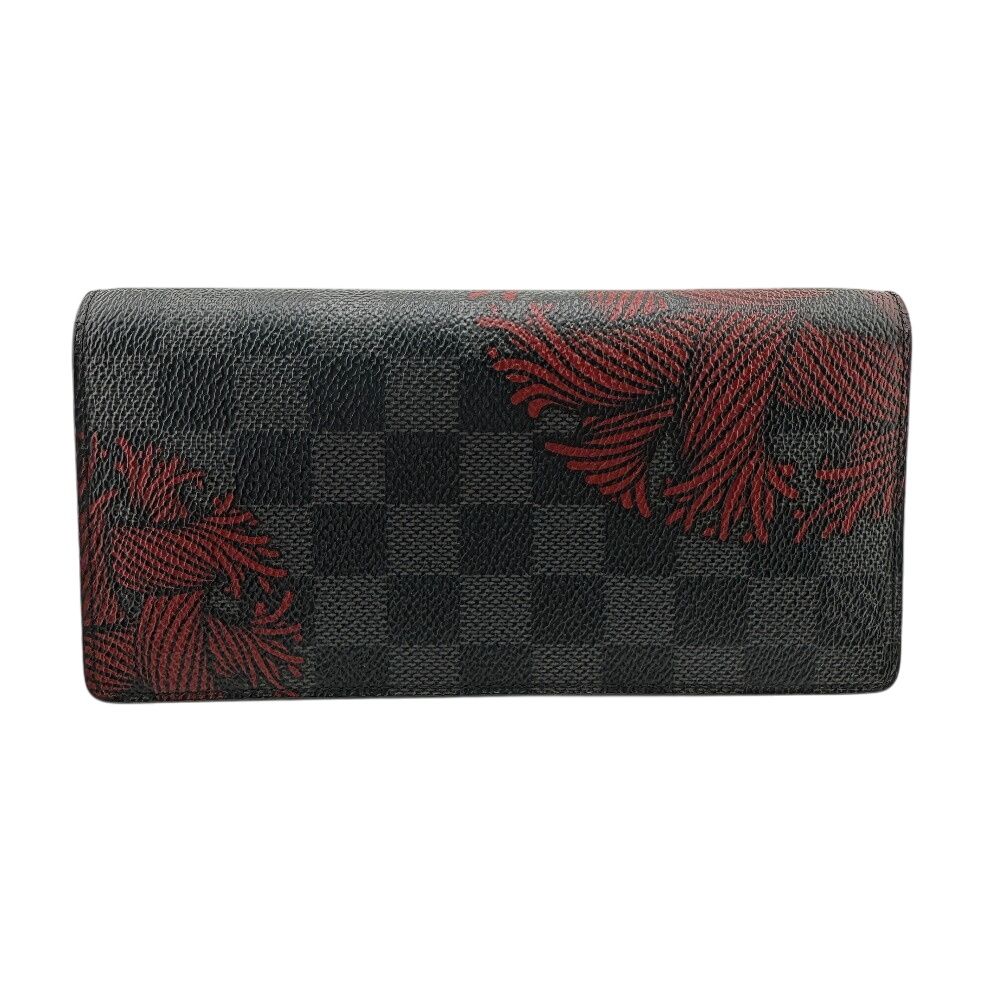 5%OFF フォロワークーポン LOUIS VUITTON ルイヴィトン ルイヴィトン N41676 ポルトフォイユ ブラザ クリストファーネメスコラボ ダミエ 長財布 財布 ウォレット ブランド カード入れ 小銭入れ ブラック メンズ