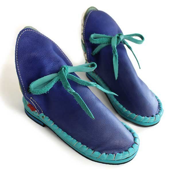 ハンドクラフト FYLOU アニマル柄 ハラコ×レザー モカシンブーツ ユーロ ヨーロッパ フランス アンクル ヒョウ柄 マルチ 本革