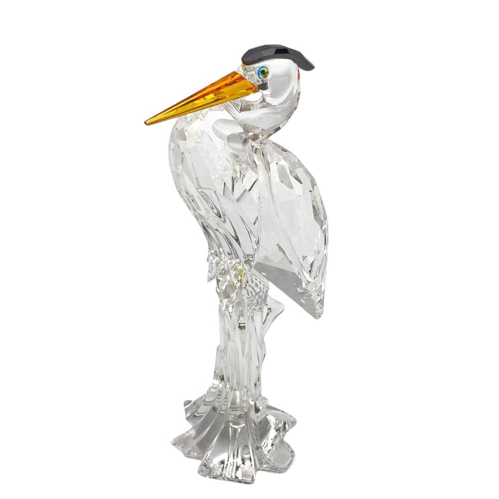 スワロフスキー SWAROVSKI サギ クリスタルガラス 最も安い