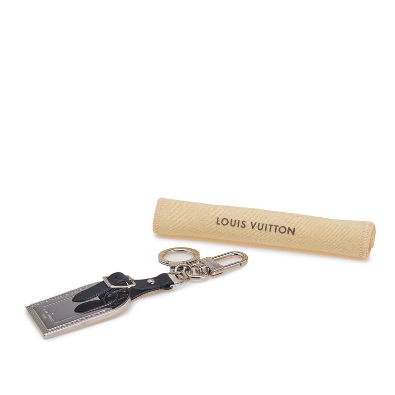 ルイ ヴィトン ラゲージタグ キーホルダー キーリング M67141 シルバー  