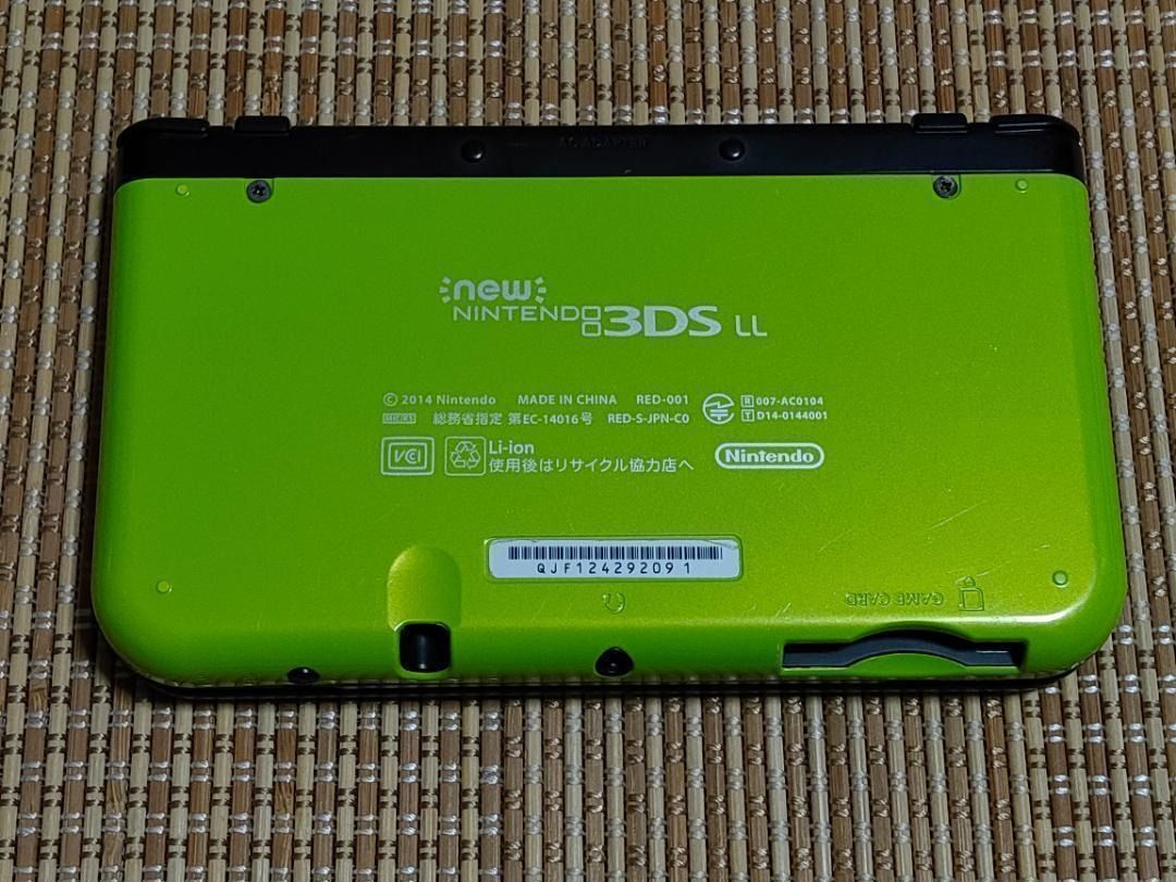 人気，低価 本体 New3DSLL ライム×ブラック A