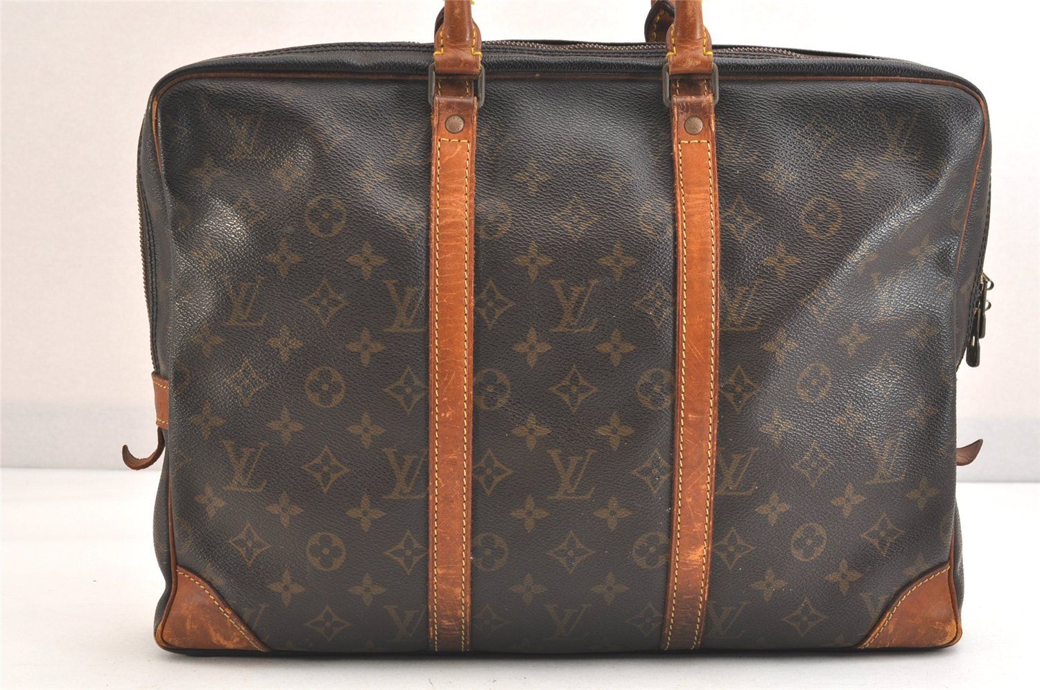 LOUIS VUITTON ルイヴィトン モノグラム ポルトドキュマン ヴォワイヤージュ M53361 ブリーフケース 2452N