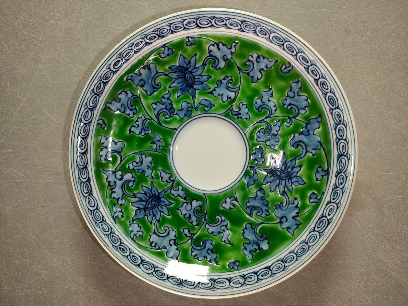 2287 源右衛門　緑彩唐草　栓抜　未使用 2287 源右衛門 緑彩唐草 栓抜 未使用 2287 源右衛門緑彩唐草栓抜未使用