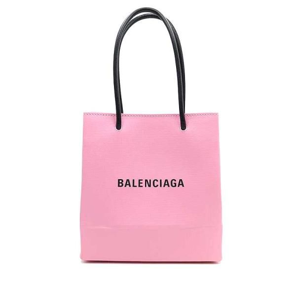 BALENCIAGAバレンシアガ2WAYショッピングロゴレザートートバッグピンク - メルカリ