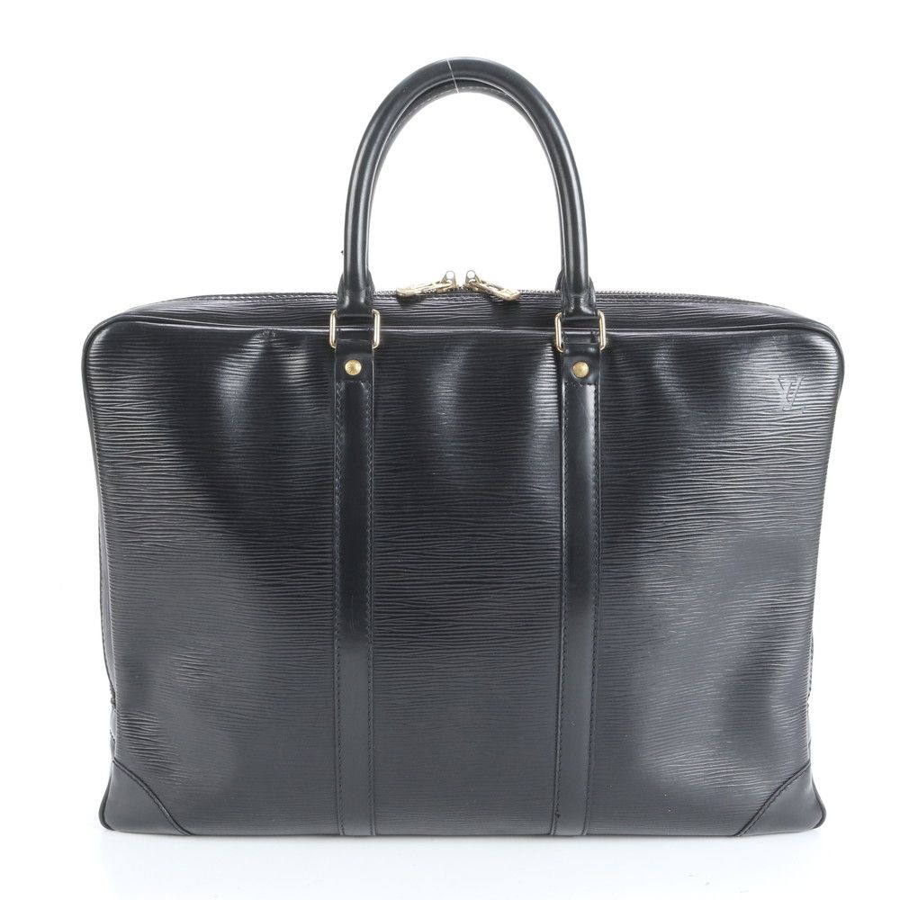 値下げ】DUNHILL ダンヒル ネイビー レザー ビジネスバッグ 値下げ