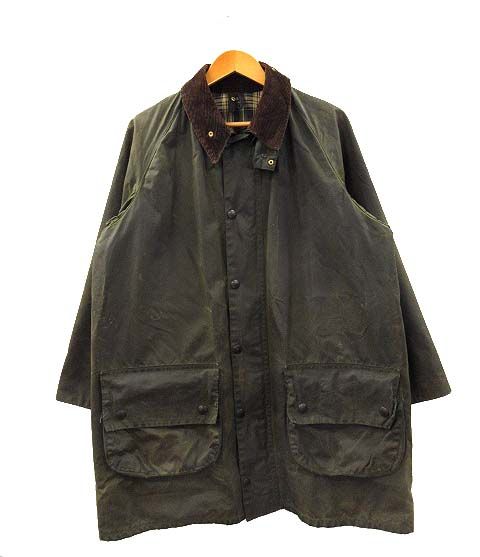 バブアー Barbour 80s ゲームフェア GAMEFAIR 2ワラント オイルドジャケット ヴィンテージ イングランド製 セージ 40