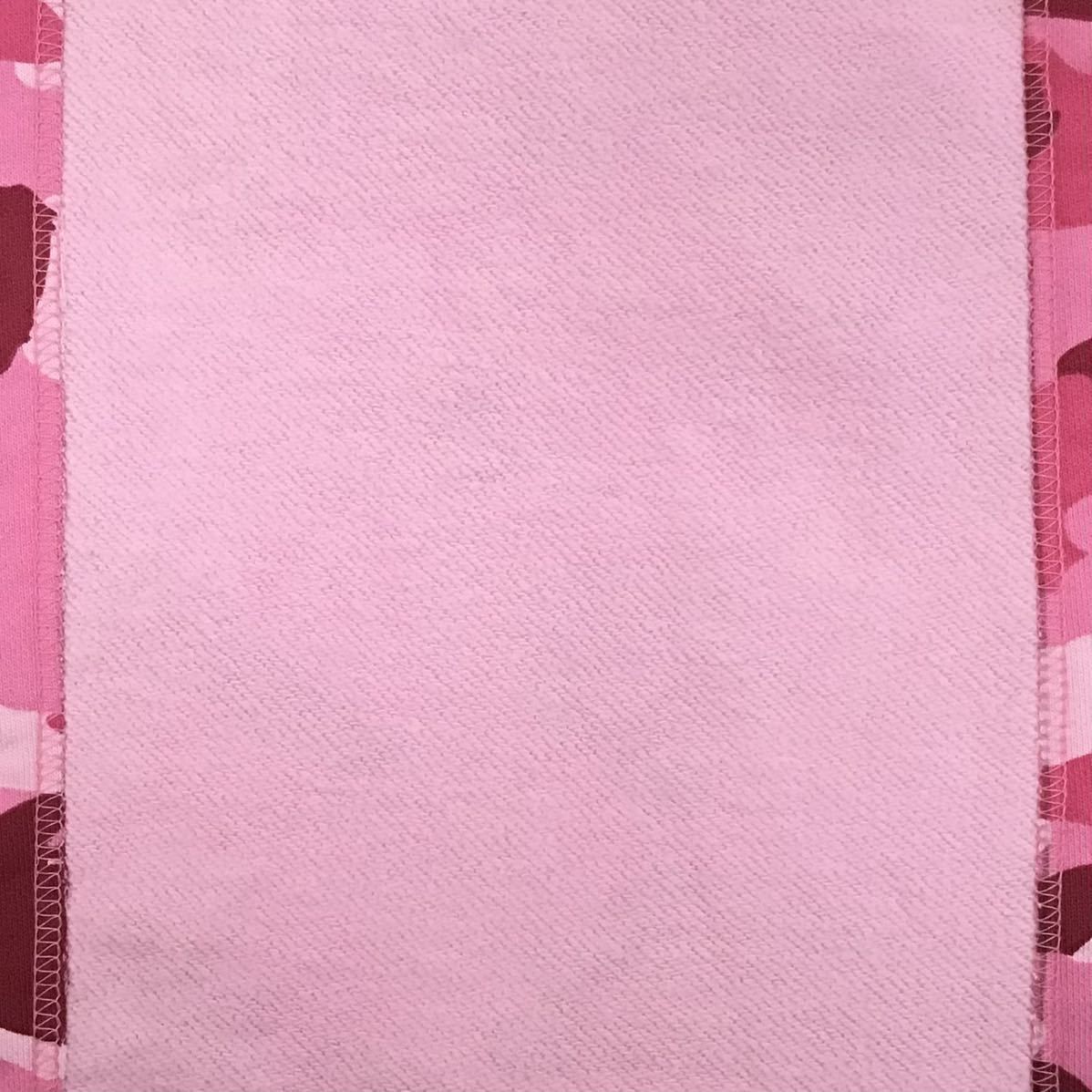 カレッジロゴ スウェット マフラー pink camo a bathing ape