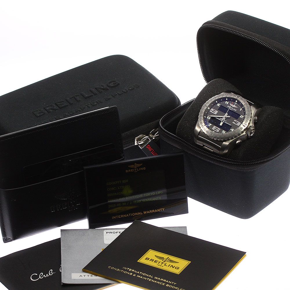 ブライトリング BREITLING EB501022/BD40 コックピットB50 クォーツ ...