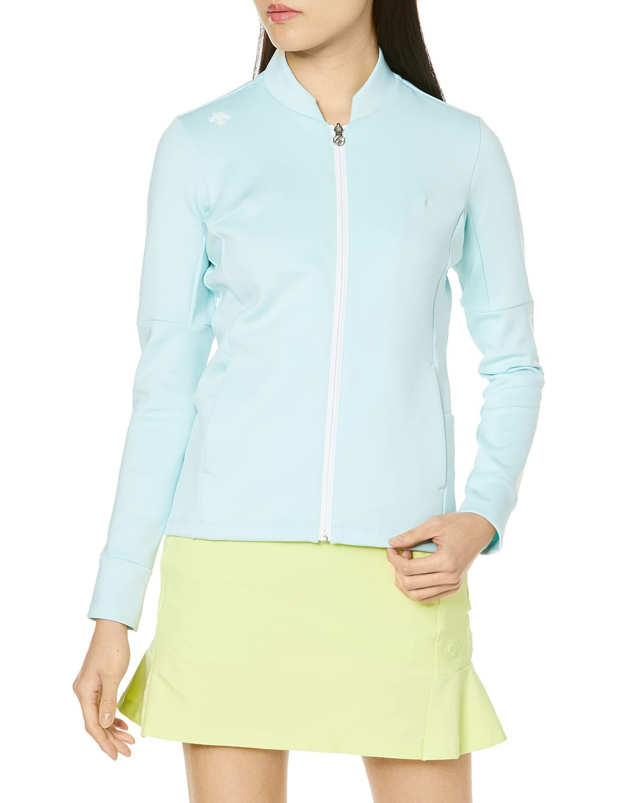 Size S_Color SA00 サックス デサントゴルフ ゴルフ カットソー ジャケット 吸汗 UVケア ストレッチ UPF50 防風 DGWTJL50 レディース SA00 サックス S