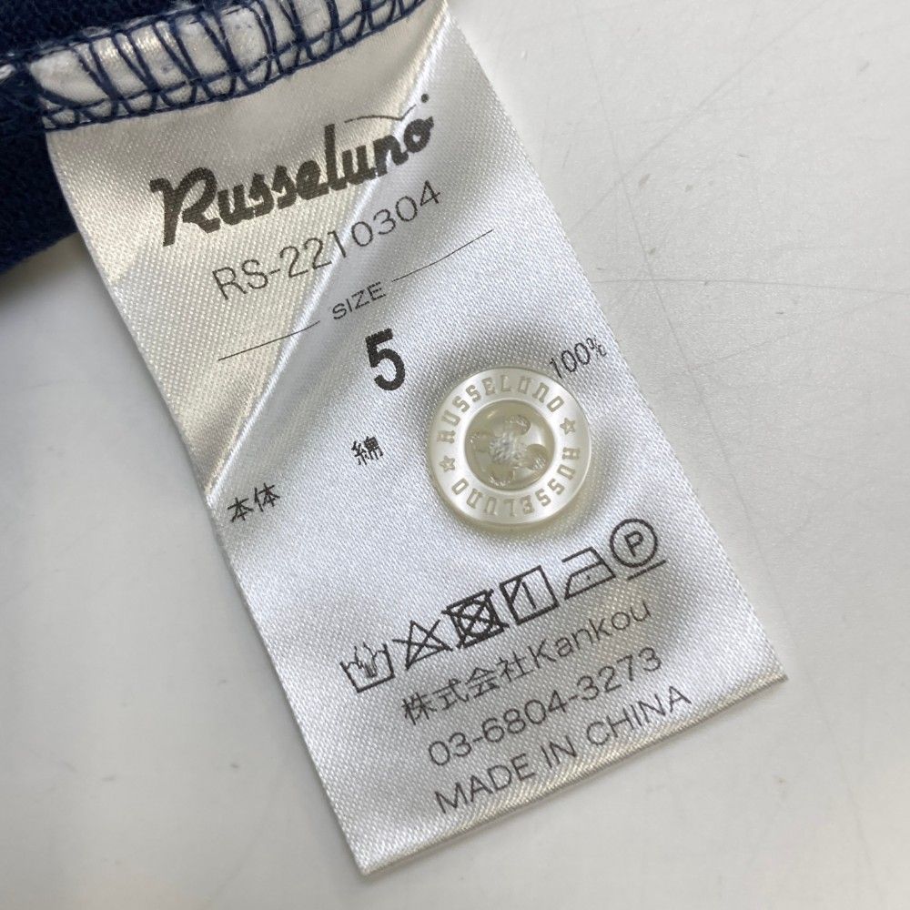 サイズ：5 RUSSELUNO ラッセルノ 半袖ポロシャツ ルチャ
