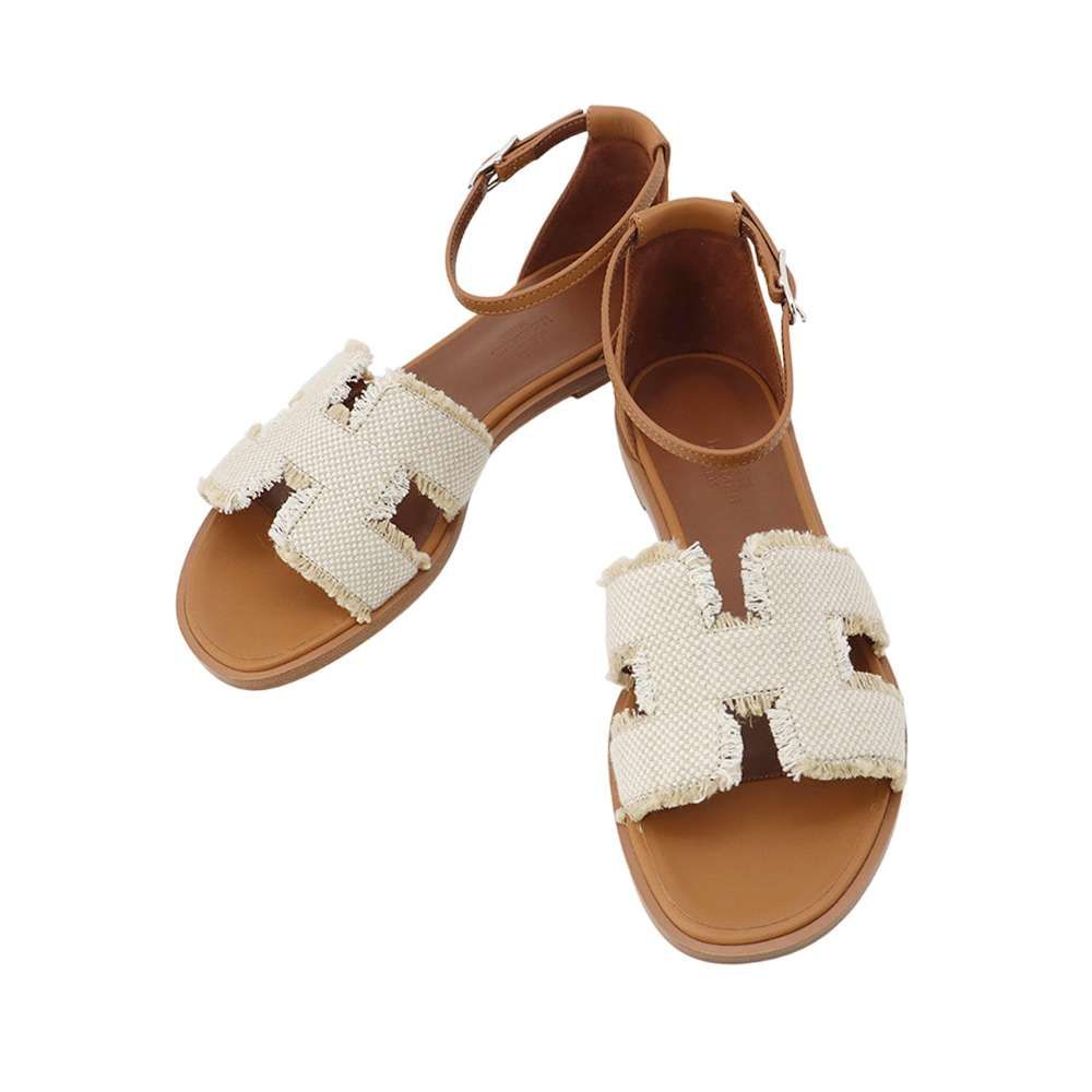 エルメス　サントリーニ サンダル　サイズ37.5 サンダル 《サントリーニ》 - ブルー | Hermès - エルメス-公式