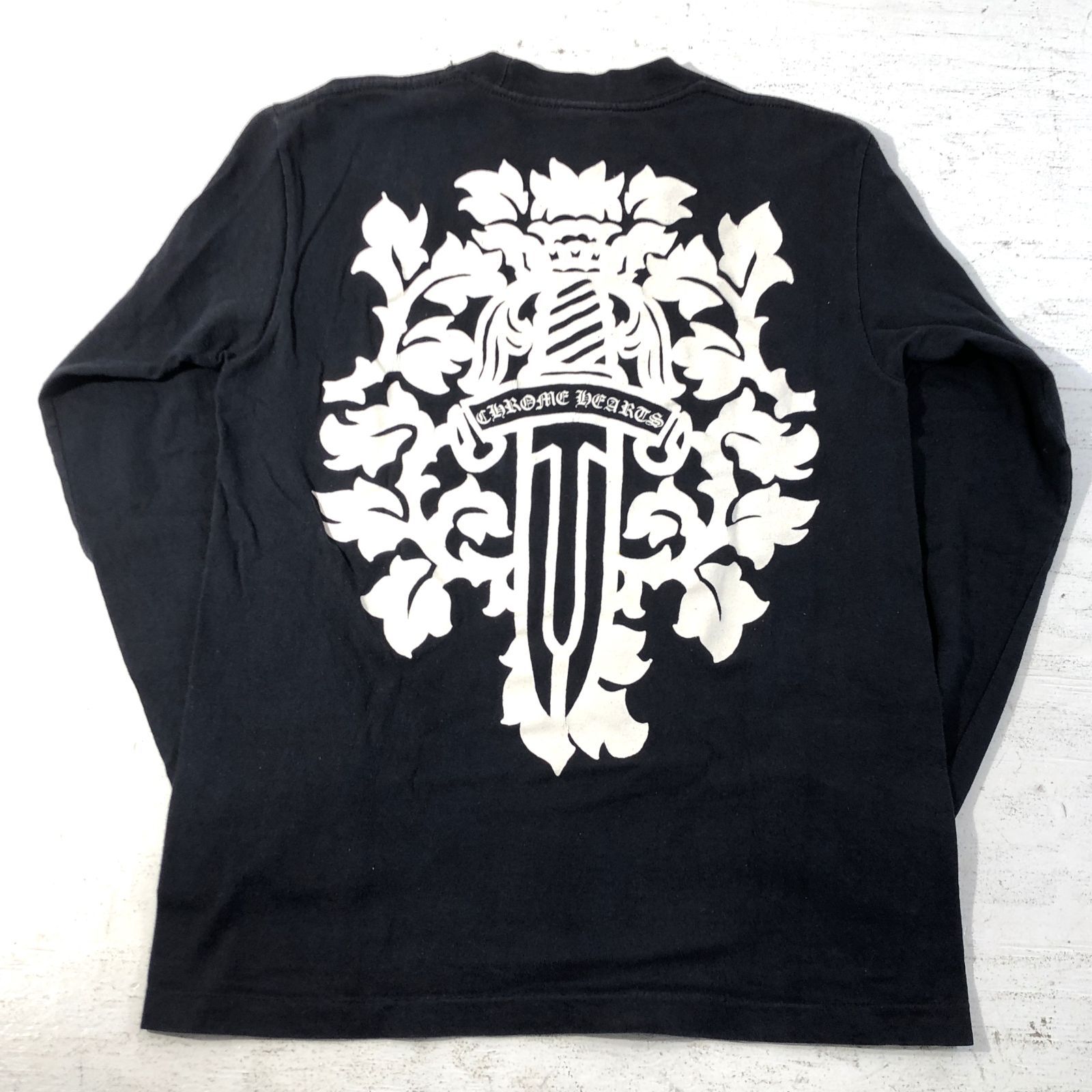 CHROME HEARTS(クロムハーツ) CHROME HEARTS クロムハーツ 長袖プリントTシャツ USA製 90s