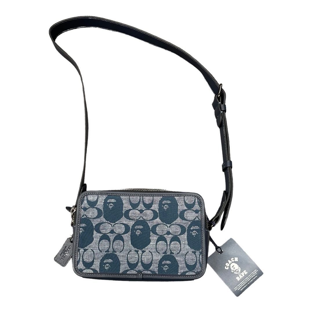 日本製/今治産 【極美品】BAPE® x Coach Riley Crossbody ショルダー