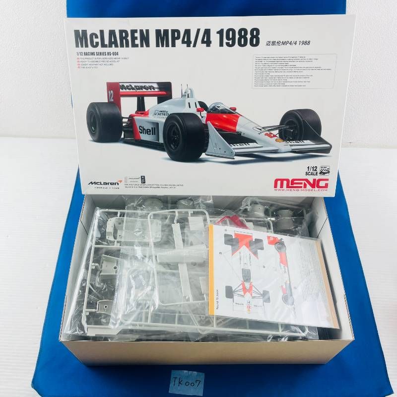 TK007 ♥品 MENG MODEL メンモデル MRS004 マクラーレン MP4|4 1988 1|12スケール プラモデル フォーミュラカー Formula carレース レーシングカー 乗用車 車