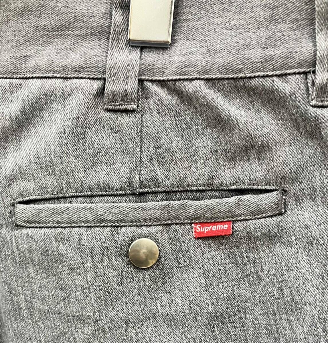 Supreme シュプリーム Work Pant Cotton Polyester GRY グレー
