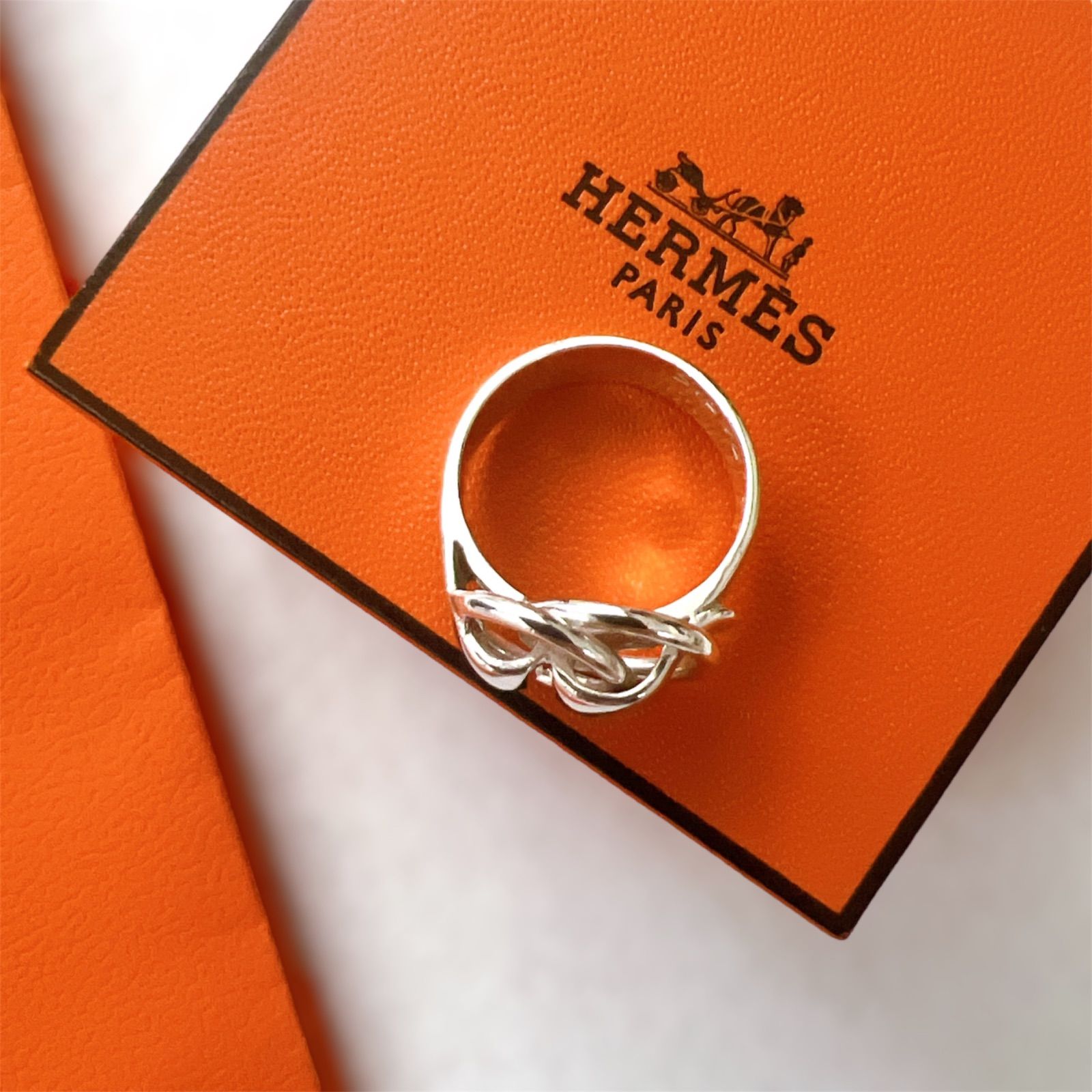 美品✨HERMES エルメスリング ドゥザノー シルバー925 指輪53 13