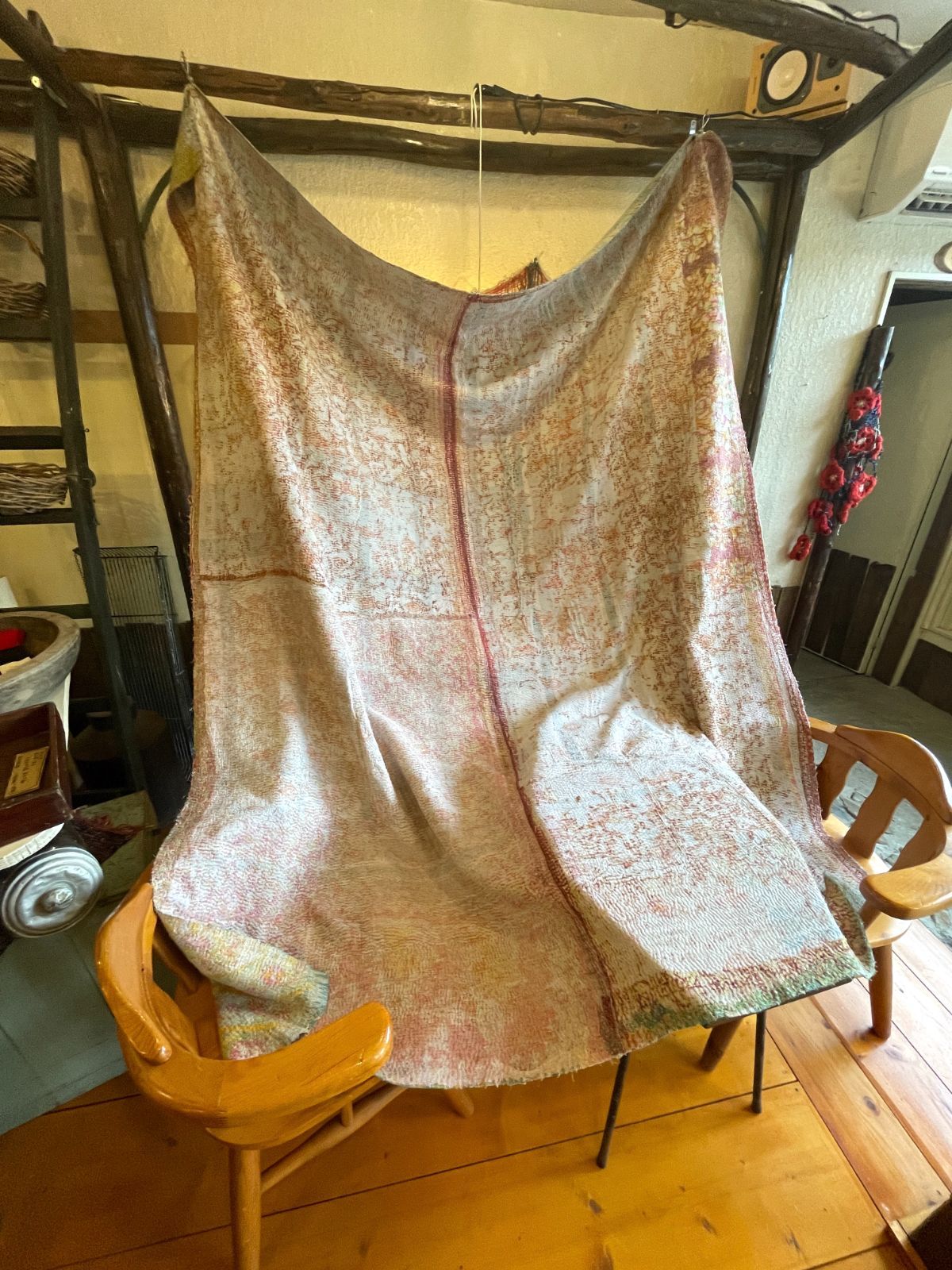 ヴィンテージカンタキルト ラリーキルト マルチカバー ヴィンテージ