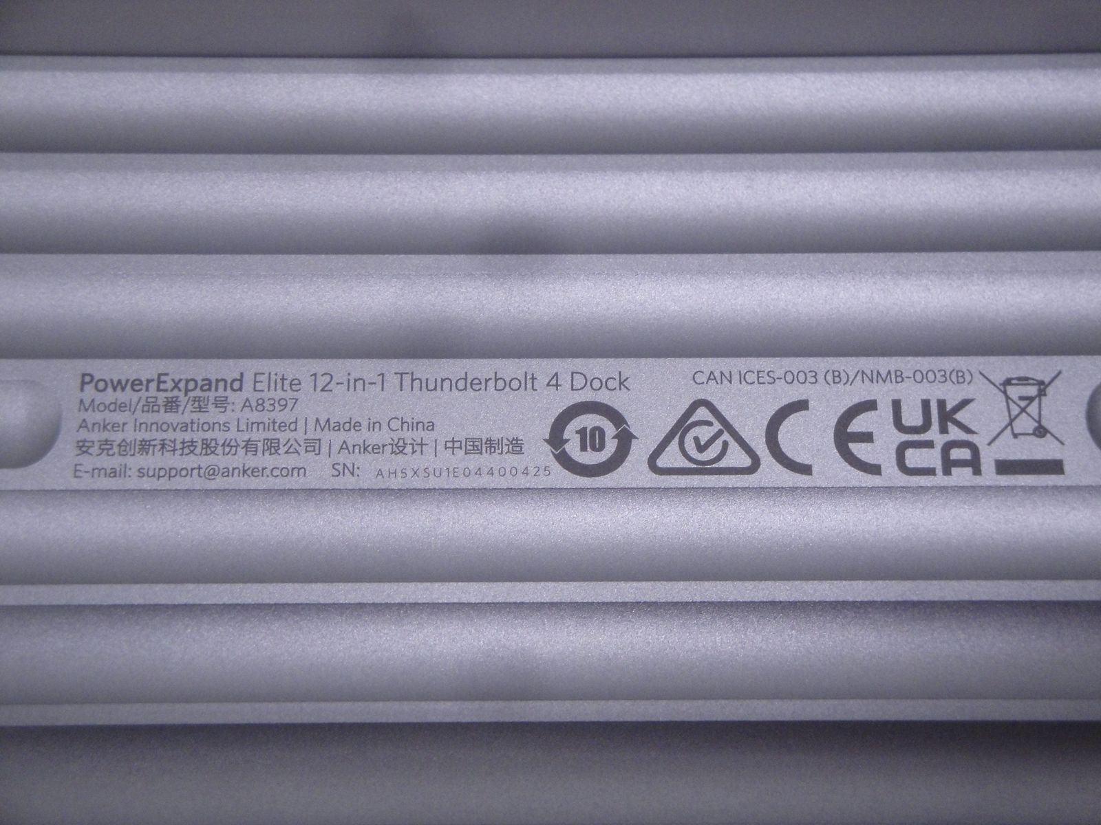 anker apex thunderbolt 4 docking station A83975A1 314 ドッキングステーション MEBLE-SODAR_PL