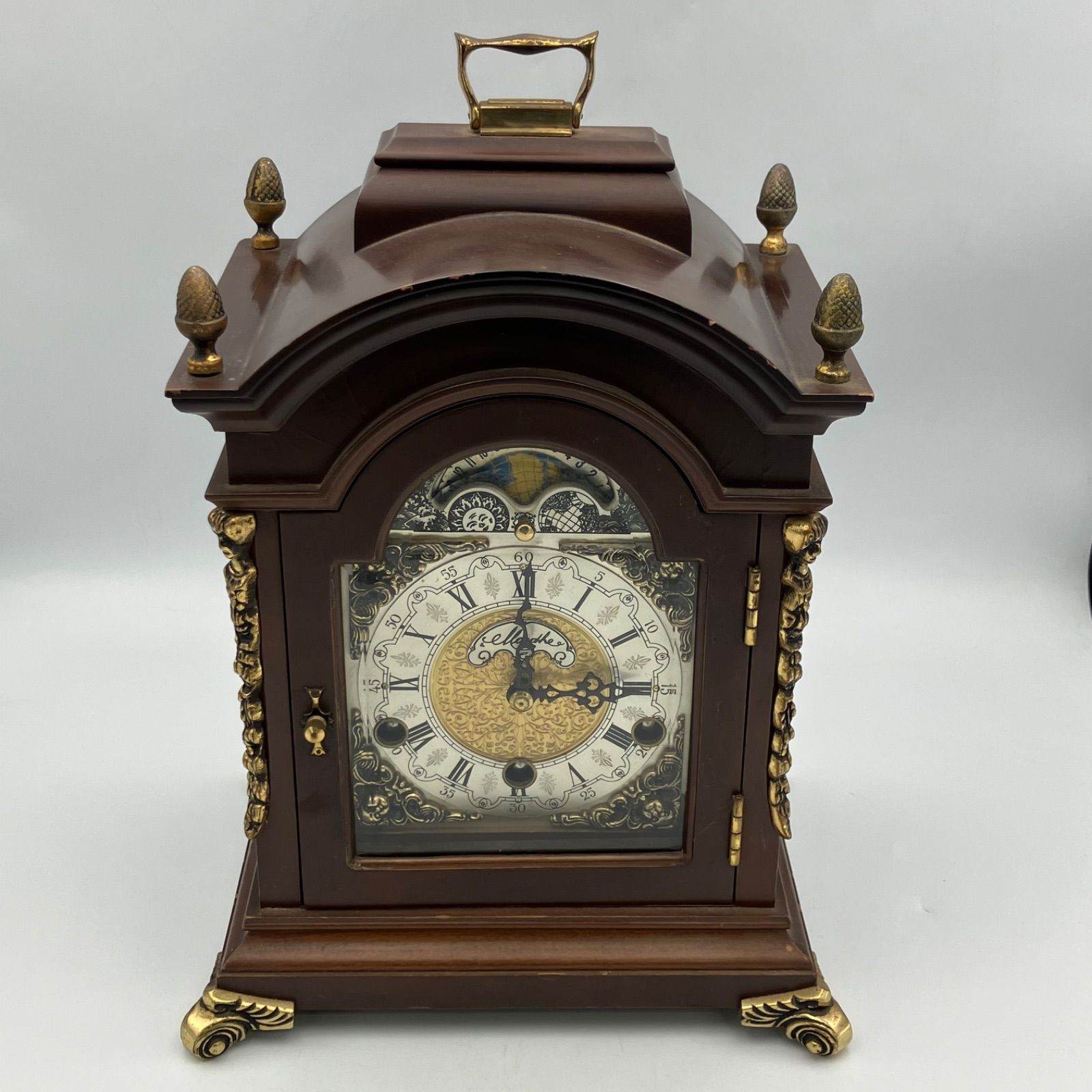 Mauthe アンティーク置き時計 ドイツ製 ジャンク品 インテリア レトロ