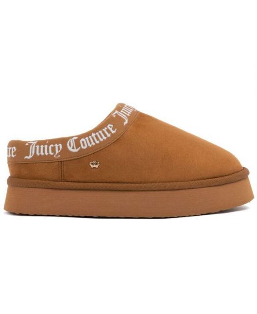 最大35％offセール。 送料無料 ジューシークチュール レディース サンダル シューズ Women s Oney Closed Toe Slippers Cognac