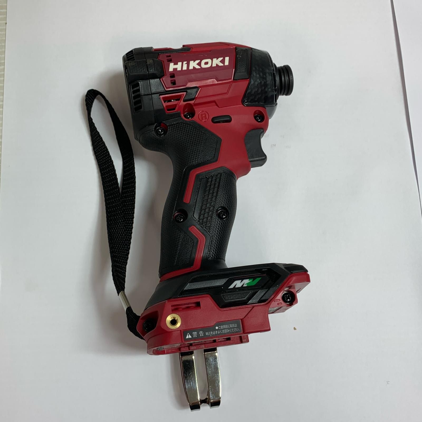 ♭♭HiKOKI ハイコーキ コードレスインパクトドライバ 本体のみ 36ｖ WH36DD レッド