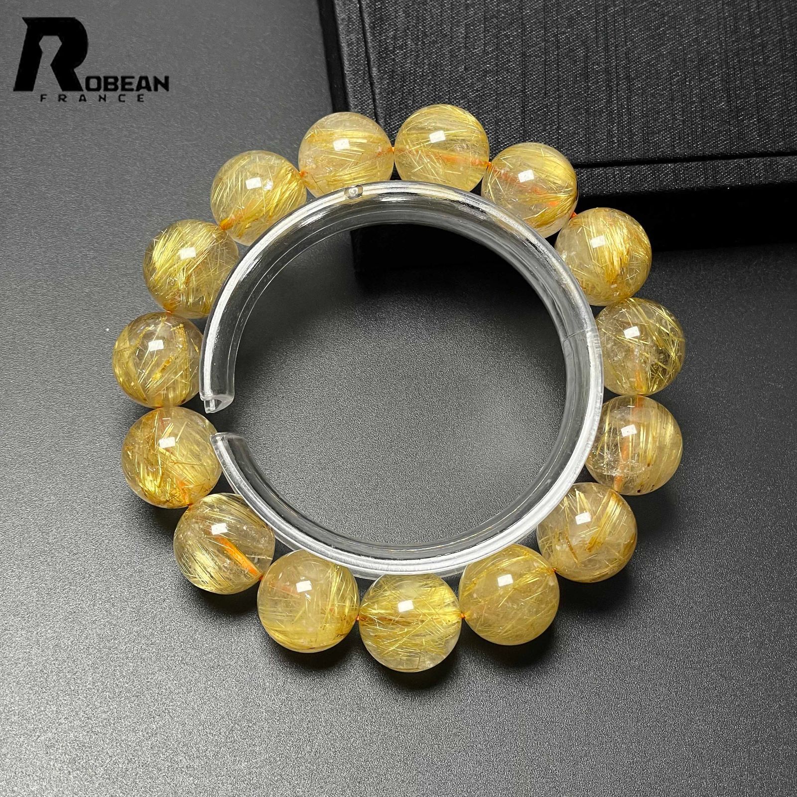 綺麗 EU製 定価27万円☆ROBEAN・極!極満針ルチルクォーツ
