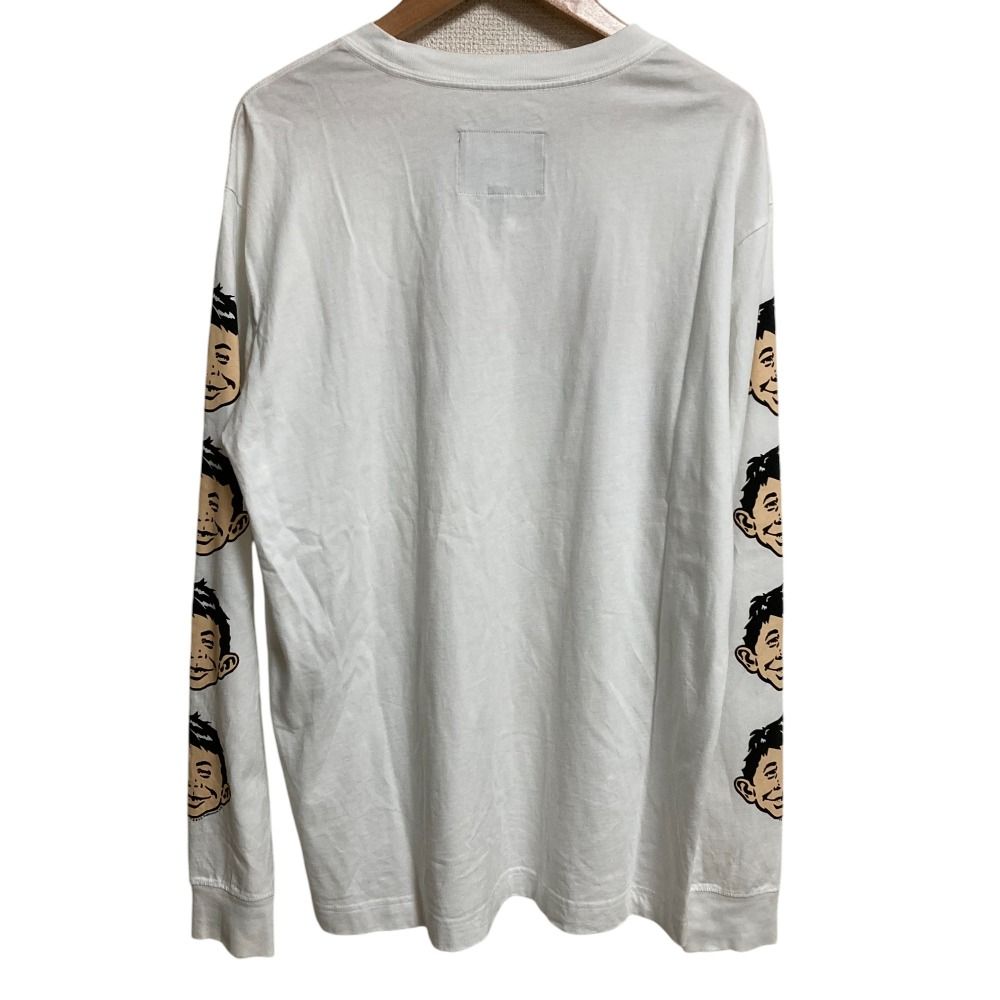 美品 MARC JACOBS マークジェイコブス BOOK MARC Mad Magazine capsule collection プリント 長袖 カットソー XS ホワイト メンズ レディース 古着 中古 美品 MARC JACOBS マークジェイコブス BOOK MARC Mad Magazine