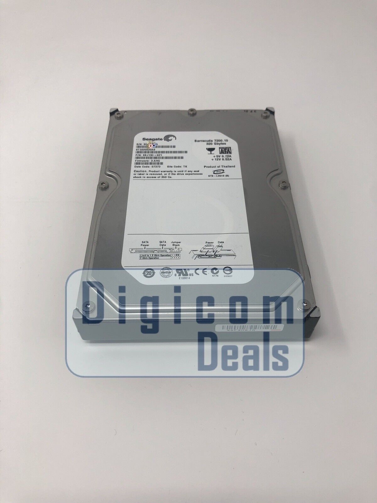 シーゲイト バラクーダ 320GB 7.2k 8MB SATA II 3.5 ST3320820AS