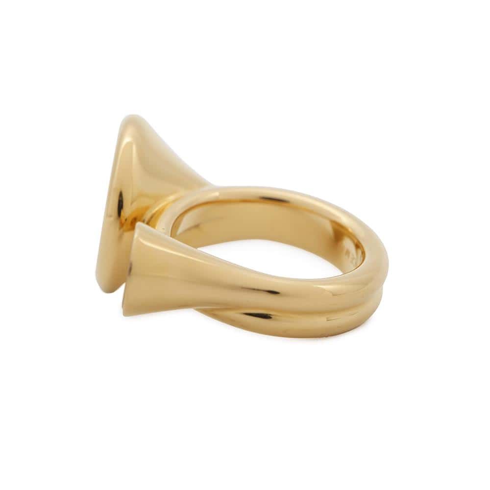 エルメス リング コル リング ナタ/ゴールド金具 スイフトメタル  