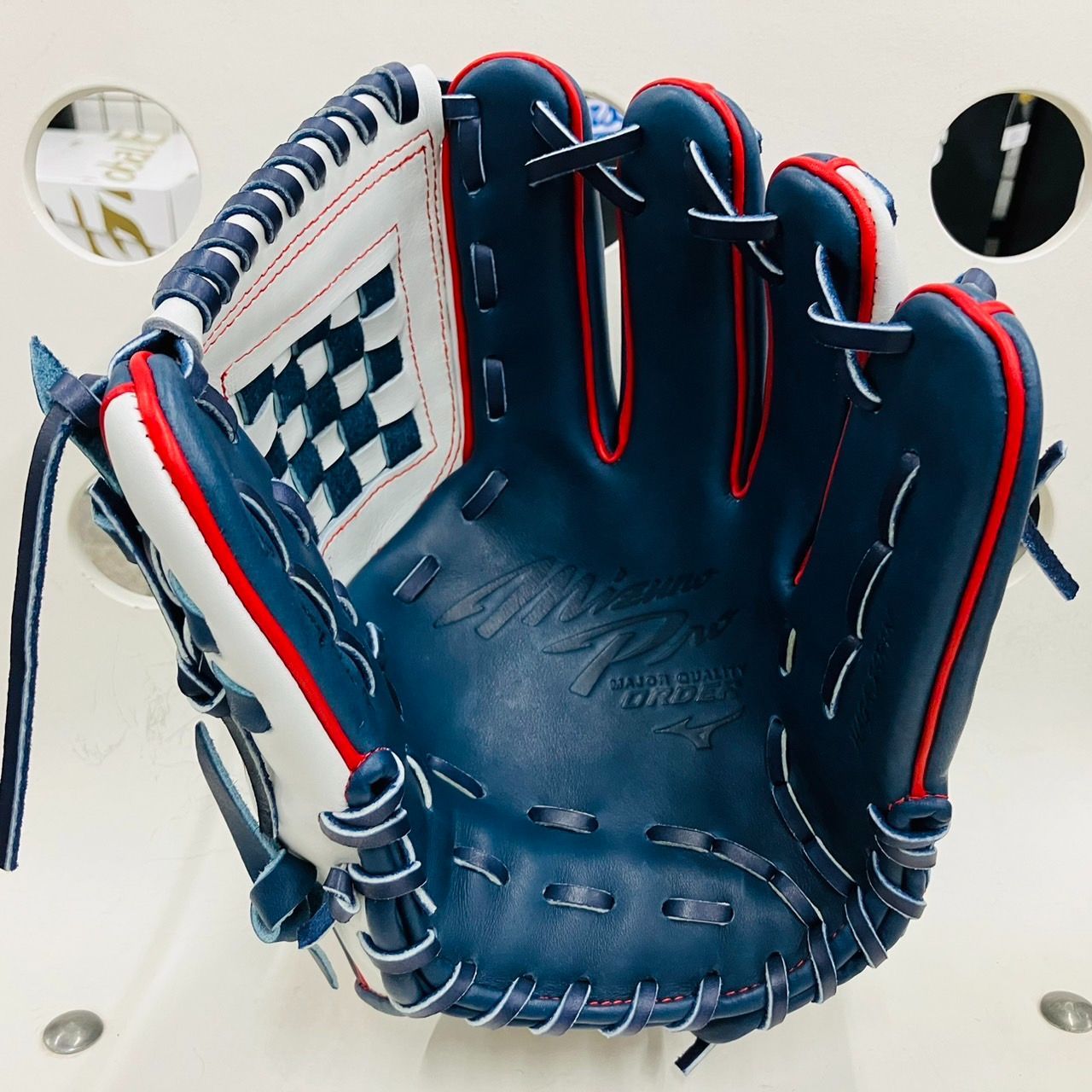 ミズノプロ MIZUNOPRO オリジナルオーダーグラブ 軟式用 内野手用 坂本勇人型 RBMizuno刺繍入り HAGAJAPAN製 当店限定  薬指リング搭載 受注生産商品 - メルカリ