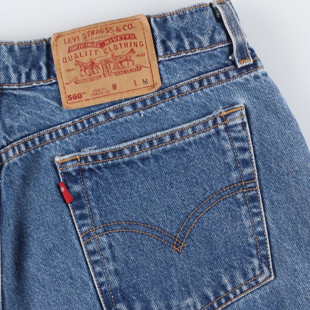 古着 90年代 リーバイス Levi's 560 LOOSE FIT STRAIGHT LEG